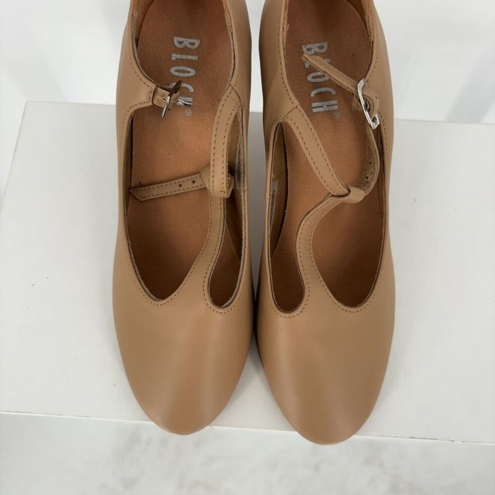 Bloch Tan Leather Character Shoes